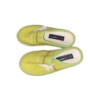 Kapmoz organic merino wool green slippers size 40